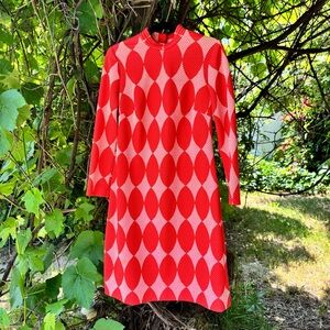 Vintage 60’s mod Edith Flagg dress. Op art. Geometric.